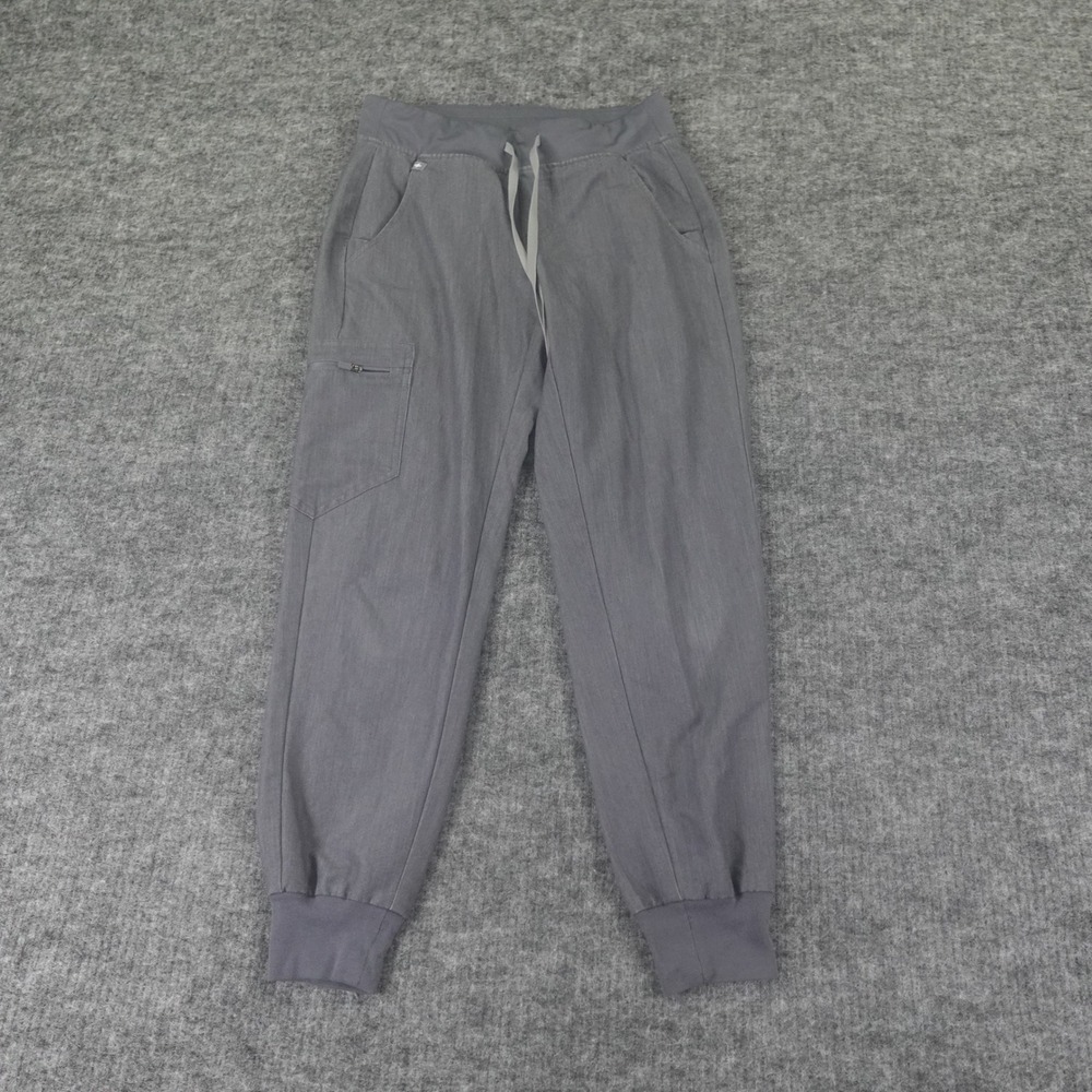 Figs Scrub Pants Womens XS Petite‎ Grey Zamora Jogger Medical Nurse Doctor